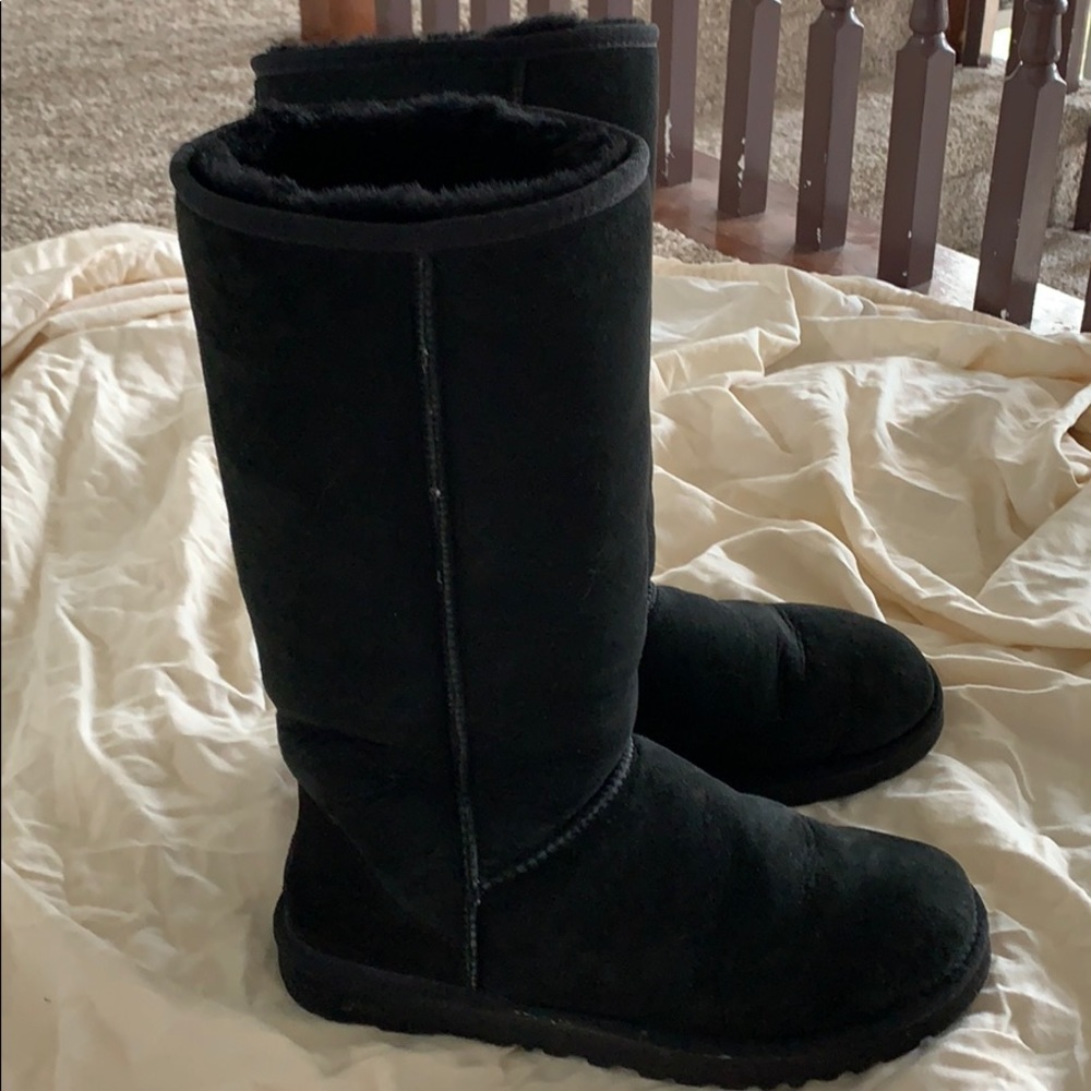 Ugg tall black boots size 9